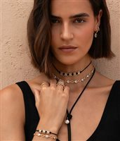 Orecchini Rue des Mille Donna in Lega metallica Zircone OR-039 M1 AU - OR-039 M1 AU